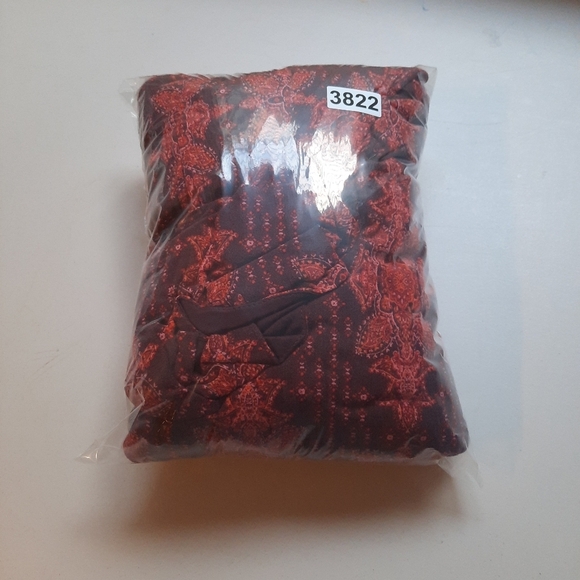 Torrid Midi‎ Washable Crinkle Gauze Dress Size 4 4X Surplice Neck Boho Medallion - Picture 16 of 16